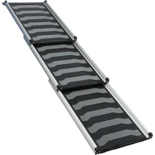 Adjustable 69 Inch Dog Ramp for Large Dogs Easy Access to Cars Furniture
