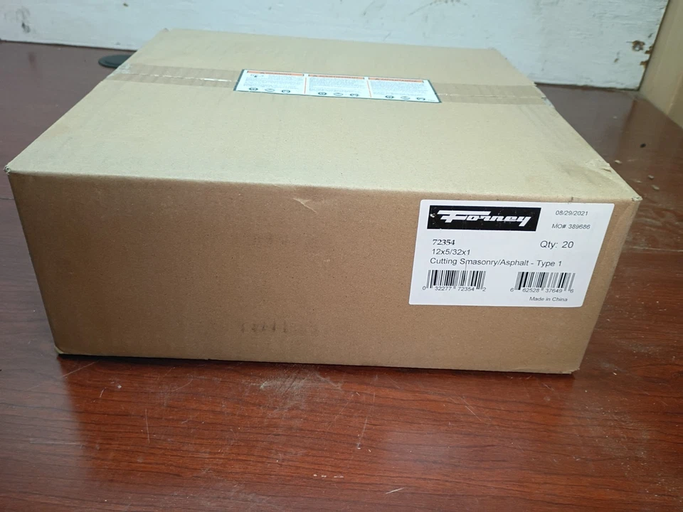 Lot of 5: Forney 72354 12"x 5/32 Masonry Asphalt Saw Blade 1 inch Arbor Cut Off - Image 3 of 4