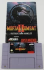 Mortal Kombat 2 II (Super Nintendo SNES) Video Game Cartridge Tested & Working