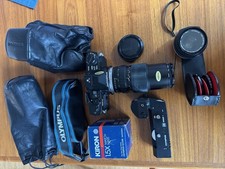 Olympus OM-4 SLR Film Camera Bundle