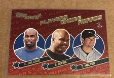 2001 Topps Stars - Players Choice Awards Barry Bonds, Todd Helton, Carlos...