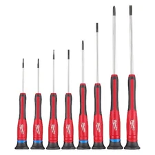 Milwaukee Tool 48-22-2614 Screwdriver Set, Sae, 8 Pcs
