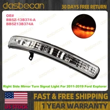 Front Right Side Mirror Turn Signal Light LED Lamp For Ford Explorer 2011-2019