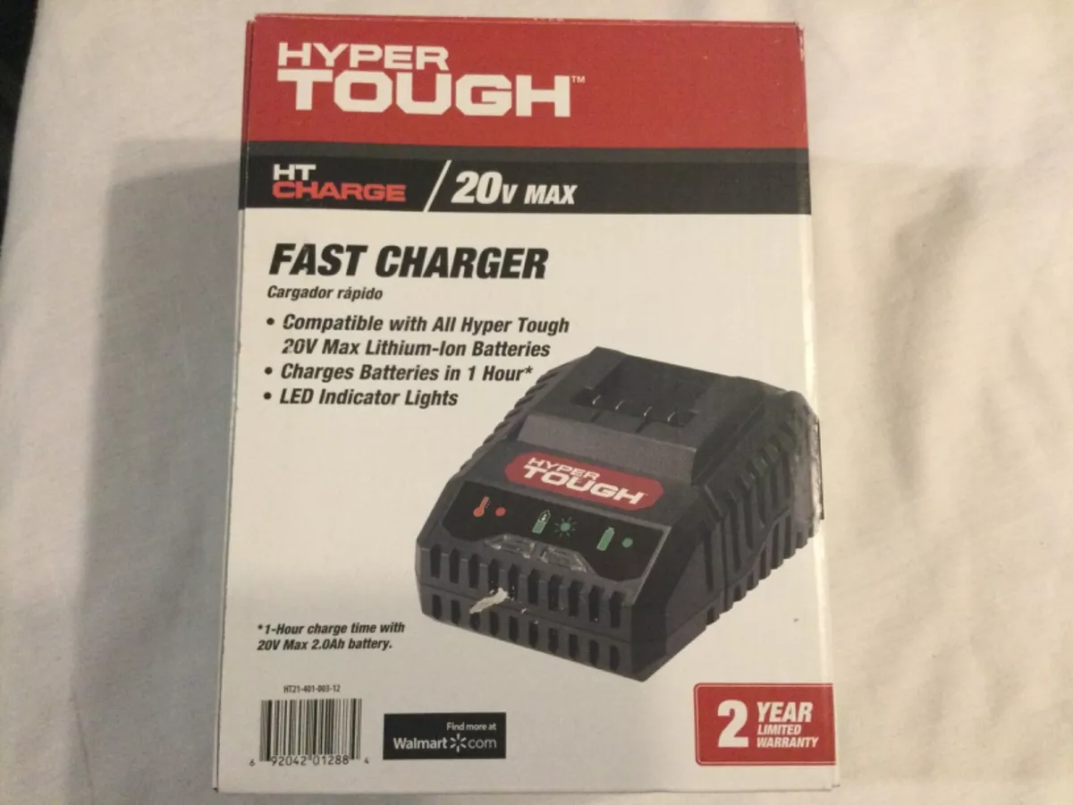 Hyper tough battery charger 20 volt sale