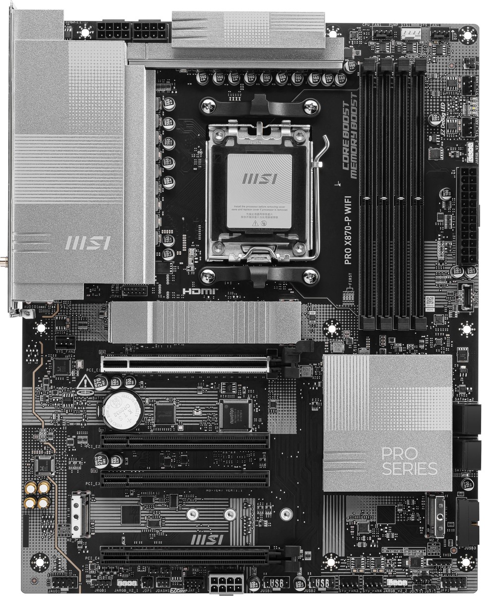 MSI PRO X870-P WIFI Motherboard ATX Socket AM5 AMD X870 Chipset