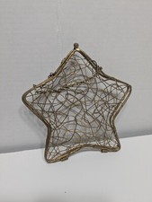 Vintage Star Clutch - 6x7 In. Metal