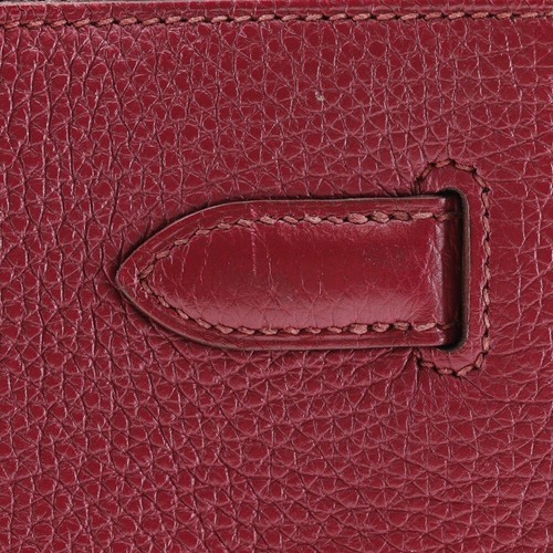 HERMES Sokelly 26 Shoulder Bag Rouge Red / Gold Hardware Togo Women - Picture 11 of 12