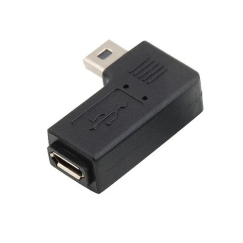 C51 Mini USB auf Micro USB Adapter Mini USB Stecker abgewinkelt Micro USB Buchse