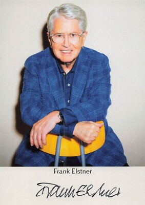 Frank Elstner UH Film TV Betting That Original Signed Autograph Card AK 3840 F