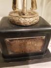 Vintage WW2 Era 1949 Silver plate Wood Rifle shooting Trophy Award Prize  — photo 2