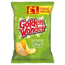 Golden Wonder Spring Onion Crisps 57g x 18 Pack  £17.49 SPECIAL OFFER REDUCED