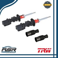 Kit Paar StoßDäMpfer Vorne Fiat Panda (141A) 4X4 + Sturzpads Staub