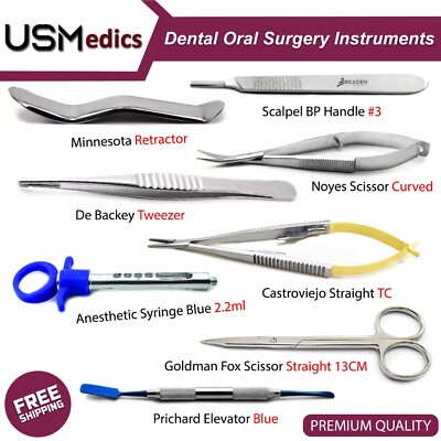 Periosteal Implant KIT Elevator Auto Passive Syringe Surgical Instrument BEADEN 