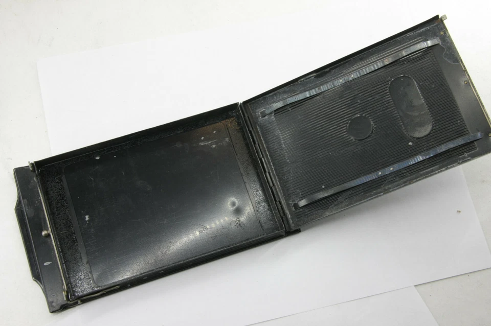 3.5 x 4.5" Film Pack Adapter with Darkslide - Fits 4" Wide Slot - VINTAGE PA06 - Image 3 of 4