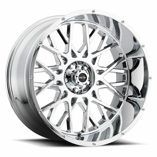20" Vision OffRoad 412 Rocker Chrome Wheel 20x12 8x6.5 51mm Lifted