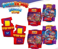 SuperThings Set Ginocchiere e Gomitiere per Bici, Monopattini e Sport su Ruote (