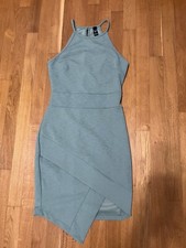 Women’s Green Windsor Dress Slit Size Small