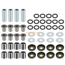 For Arctic Cat 400 DVX Front Upper & Lower A-Arm Bushing Seal Kit (2 Side) 04-08