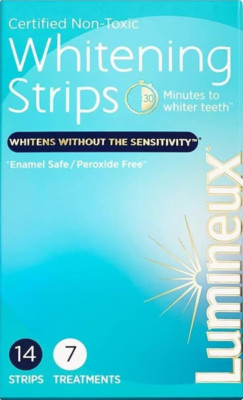 Lumineux Teeth Whitening Strips 7 Treatments - Enamel Safe - Whitening Withou...