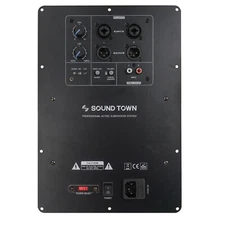 Sound Town Class-D Plate Amp for PA Subwoofer Speaker 350W RMS w/LPF(STPAS-600D)