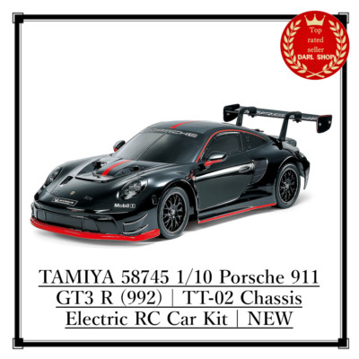 TAMIYA 58745 1/10 Porsche 911 GT3 R (992) | TT-02 Chassis Electric RC Car Kit