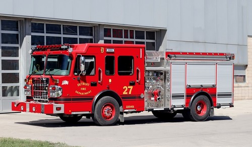 Detroit, MI 2022 Spartan ER pumper E27 - fire apparatus photo 4x6