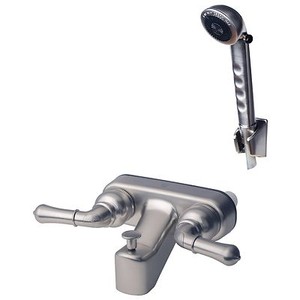 Details About Rv Motorhome Tub Shower Faucet Valve Diverter W Hand Held Shower Brushed Nickel