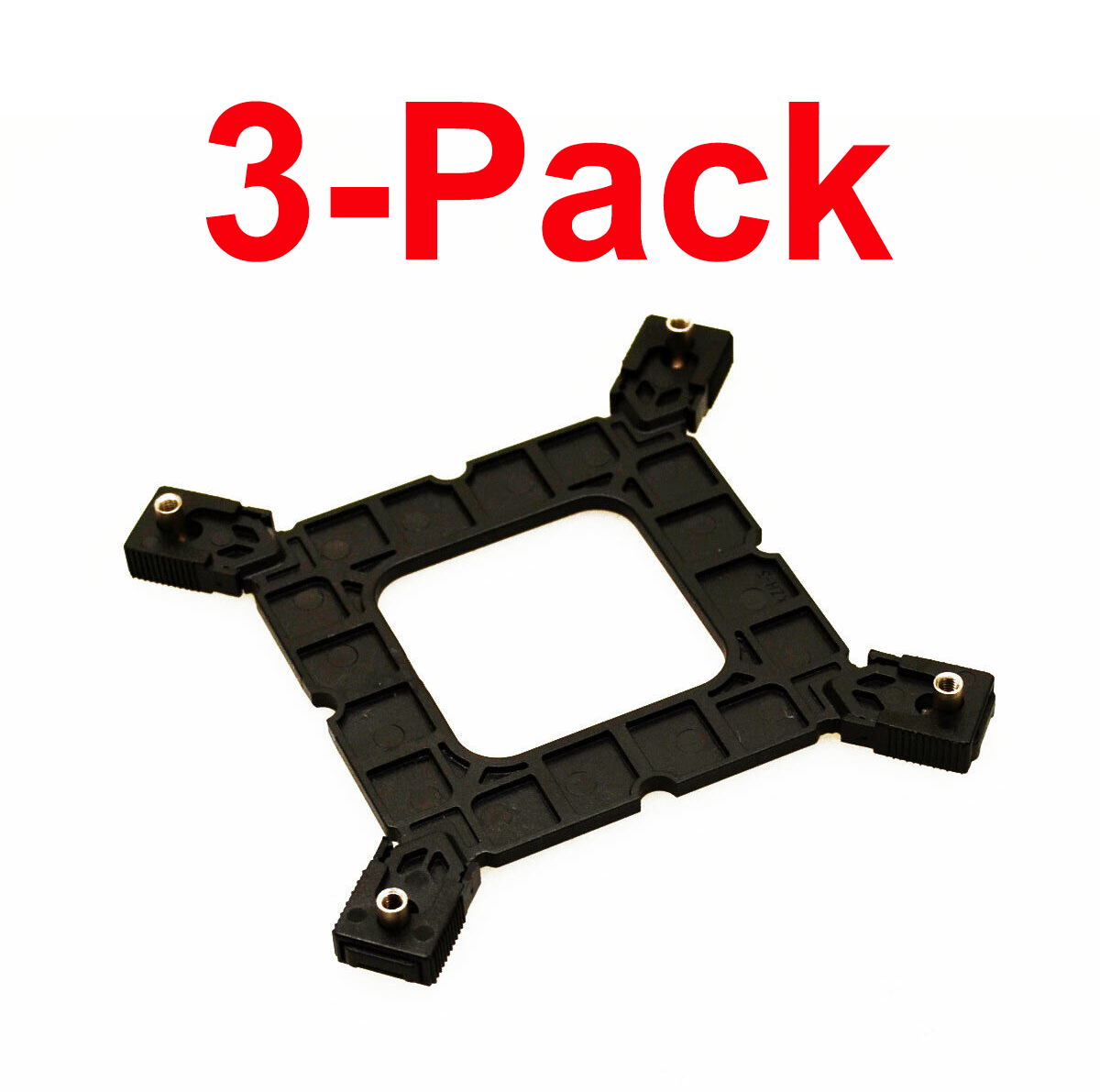 Soporte Base Para Disipador CPU | Compatible Intel LGA 1700, 1200, 115X | Incluye Placa Trasera | Color Negro