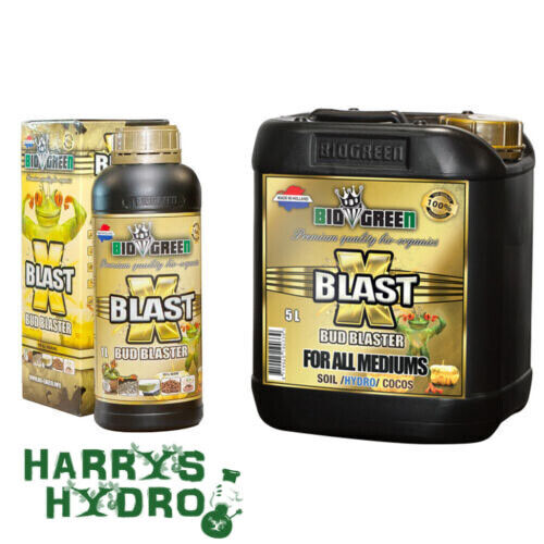 BioGreen X-Blast Bud Blaster - Bloom Enhancer - Flowering Booster Nutrient 1L 5L - Picture 1 of 4
