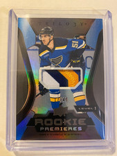 2023-24 UD Trilogy Rookie Premieres Level 1 Patch 4 Colors Matthew Kessel 17/49