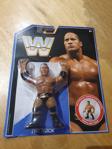 Wwe Retro The Rock Mattel Figure...