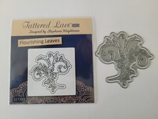 Brand New Tattered Lace Die - Flourishing Leaves Die - Craft Hobbies Scrapbook