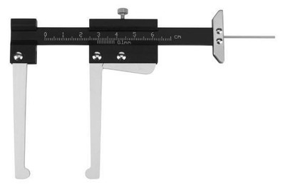 PERFORM TOOL W80628 Brake Rotor Caliper and Tire Tread Depth Gauge with Metric