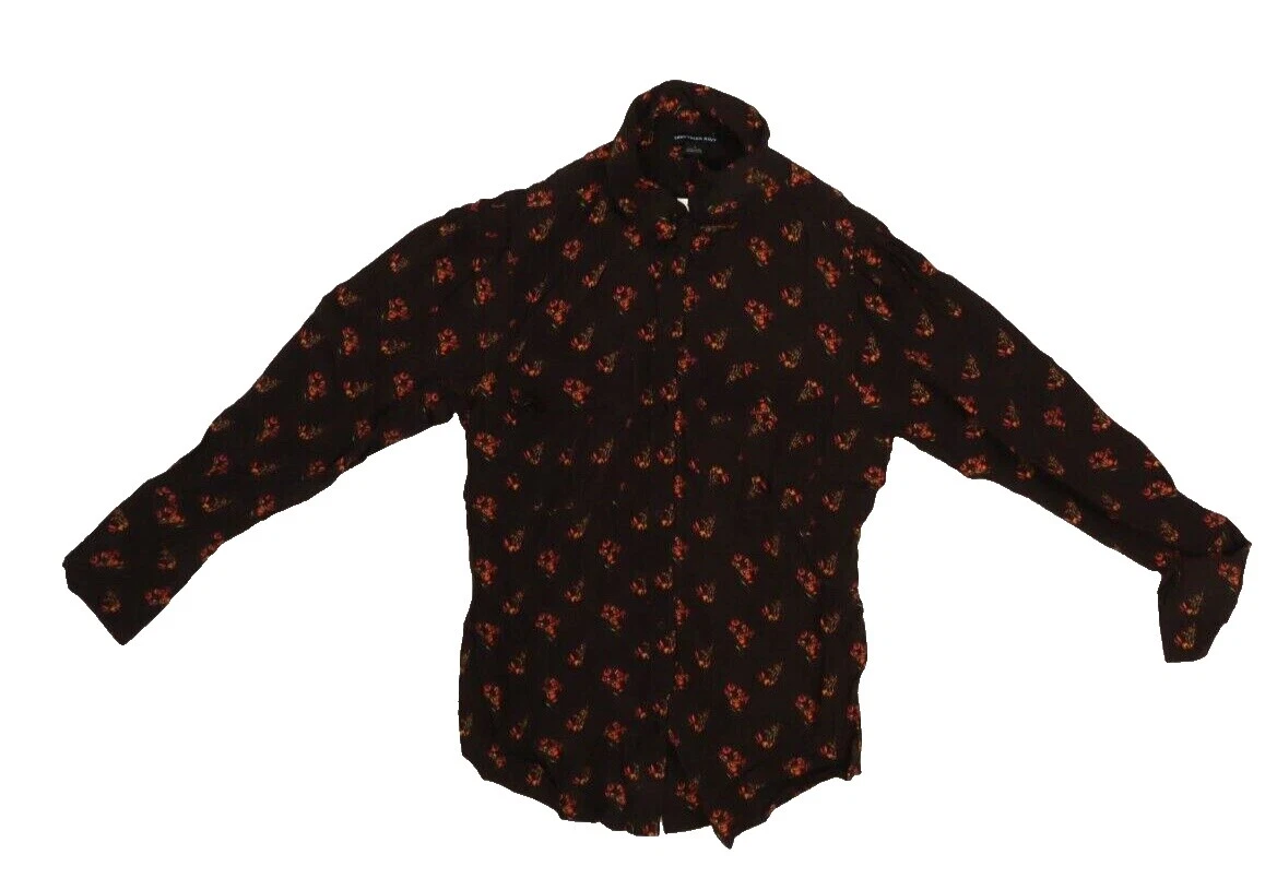 Viscosa Blusa Marrón para Mujeres