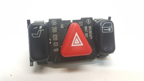 Mercedes W210 Warnblinkschalter Schalter Warnblinker 2088200310  (48)
