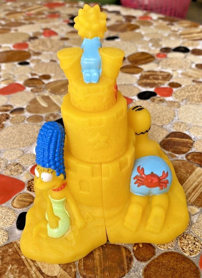VINTAGE 1990s SIMPSONS BEACH WATER SQUIRTERS SET BURGER KING AUSTRALIA ONLY EXC! - image 4 of 4