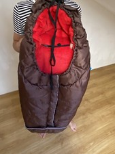 COPRIGAMBE SACCO IMBOTTITO A PELO UNIVERSALE PER PASSEGGINO IN PILE