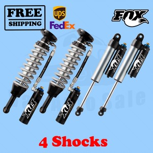 Fox-Shocks-Kit-4-Front-0-2-034-amp-Rear-0-1-5-034-Lift-for-GMC-Sierra-1500-2007-2017