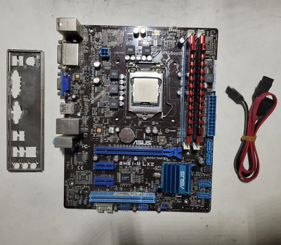 Asus P8H61-M w/Pentium G630, 8GB RAM, 2x SATA Cables & IO Shield #1638