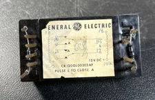 General Electric CR120GL00202 Contact Relay. AP Pulse L To Close A . (untested)