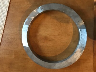 SIC Iron Pipe Stainless Steel T316L 12'' Angle Face Ring (SET OF 2) NEW FAST SHIP
