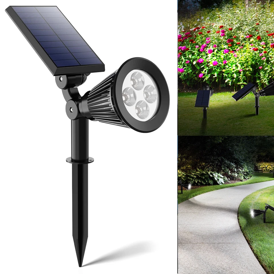 LED Solarleuchte Außen Garten Solarlampe Solar Wegeleuchte Wasserdicht Strahler