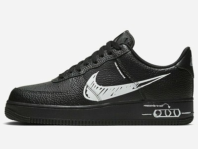 Nike Air Force 1 LV8 Utility ® ( Men UK Sizes : 6 - 12 ) Black / Sketch  Pack | eBay