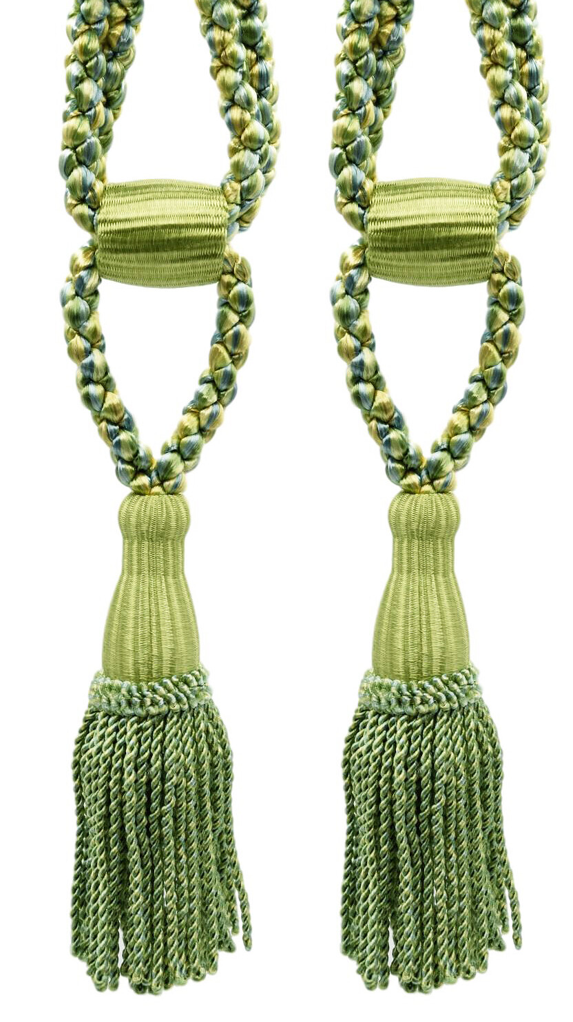 DÉCOPRO Tassel Tieback, Adjustable Cord Length, Color# PR17 [Set of 2]