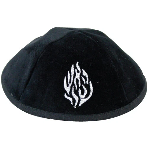 Rabbi Nachman Black Knitted Kippah Yarmulke Tribal Jewish Hat Nachcovering Cap E - Foto 12