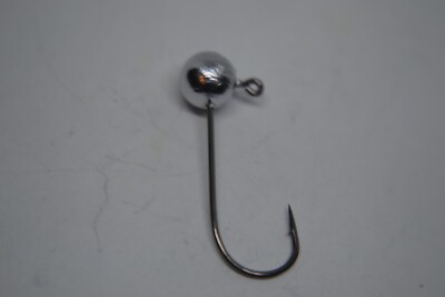 ジグ 1/16 #4 BALL JIG HEAD NO COLLAR 32570 BN 20% HEAVIER MUSTAD HOOKS