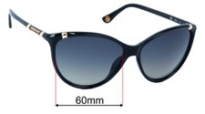 SFx Replacement Sunglass Lenses fits Michael Kors MK2835S Camila - 60mm Wide