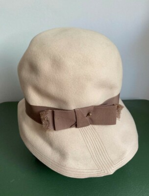 Vintage John Classic Mod bucket wool hat for women