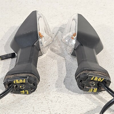 19-23 Kawasaki Ninja 400 Er400 Front Marker Light Set Pair Markers