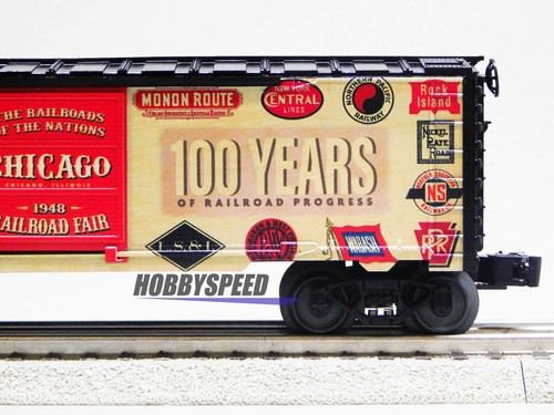 LIONEL 1948 100th ANNIVERSARY CHICAGO RAIROAD FAIR BOXCAR O GAUGE 2338010 NEW - 第 6/9 張圖片